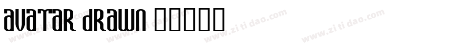 Avatar Drawn字体转换